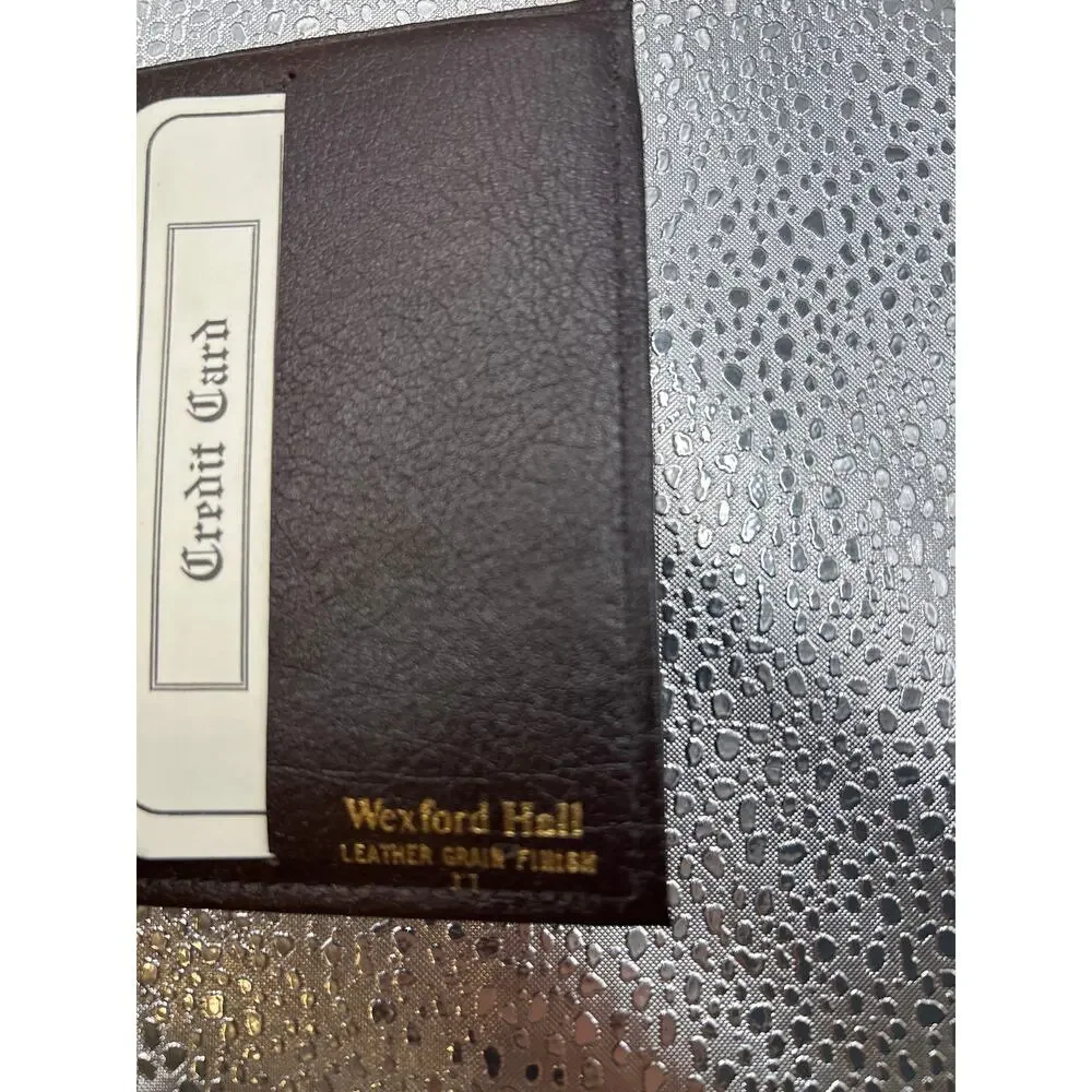 Vintage Wexford Men's‎ Brown Bifold Wallet In Original Box